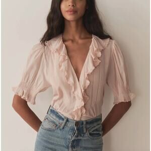 Doen Henri Blouse in Blush